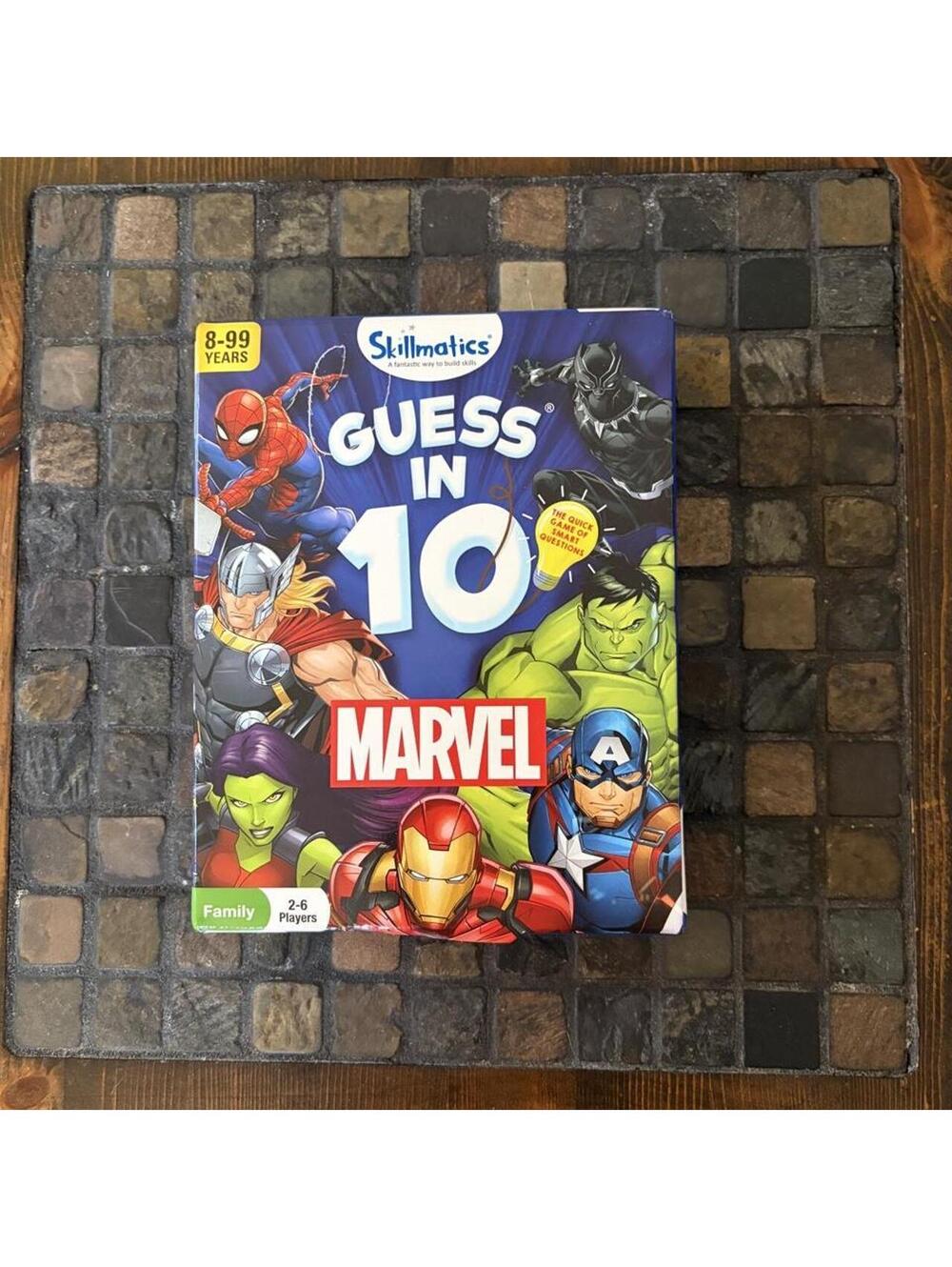 Skillmatics Guess in 10 Marvel Superhero Card Game New
